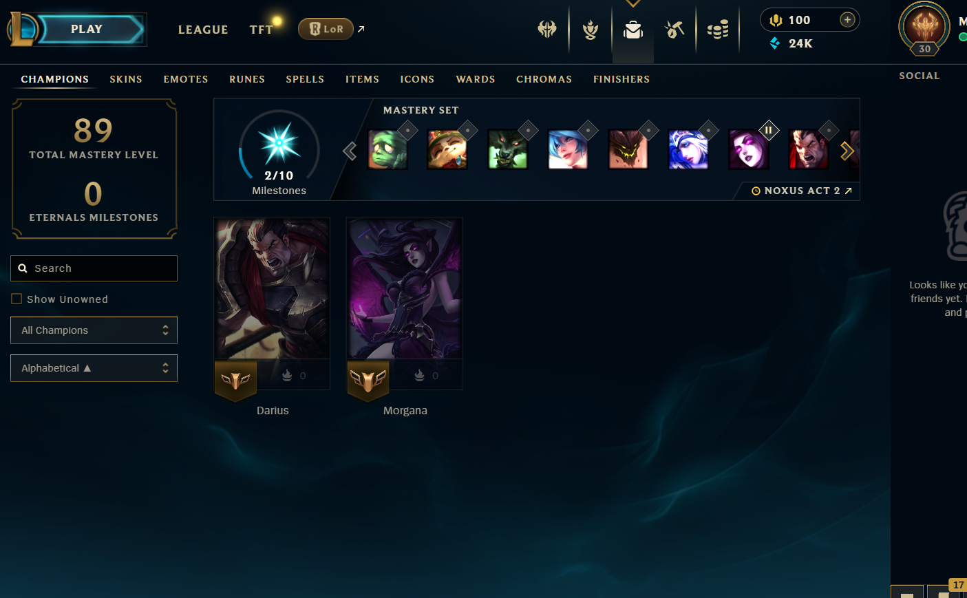 Level 30 NA Account - 35K+ BE (10 NORMAL GAMES)